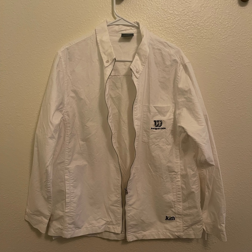 Kith White Lightweight racquet club  Jacket
